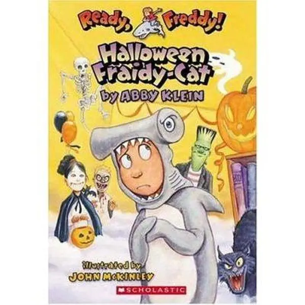 USED Book - Ready, Freddy! #8: Halloween Fraidy-Cat by Klein, Abby (Paperback) - english