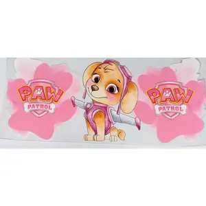 Pink paw patrol decal