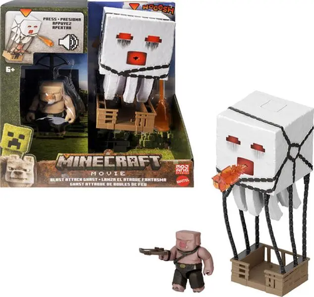 A Minecraft Movie Blast Attack Ghast Action figurine/statue Playset  [COLLECTIBLES] figurine/statue