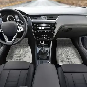 Car Floor Mat, 4 Counts/set Vintage Moroccan Bohemian Pattern Car Floor Mat, Universal Anti-slip Car Interior Decoration Accessories for All Seasons, Floor Mats for Car