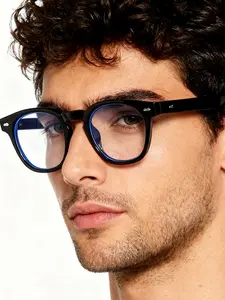 New Anti-Blue Light Glasses for Men and Women, Trendy Frame Retro Round Face Small Frame Street Style Unique Eyewear