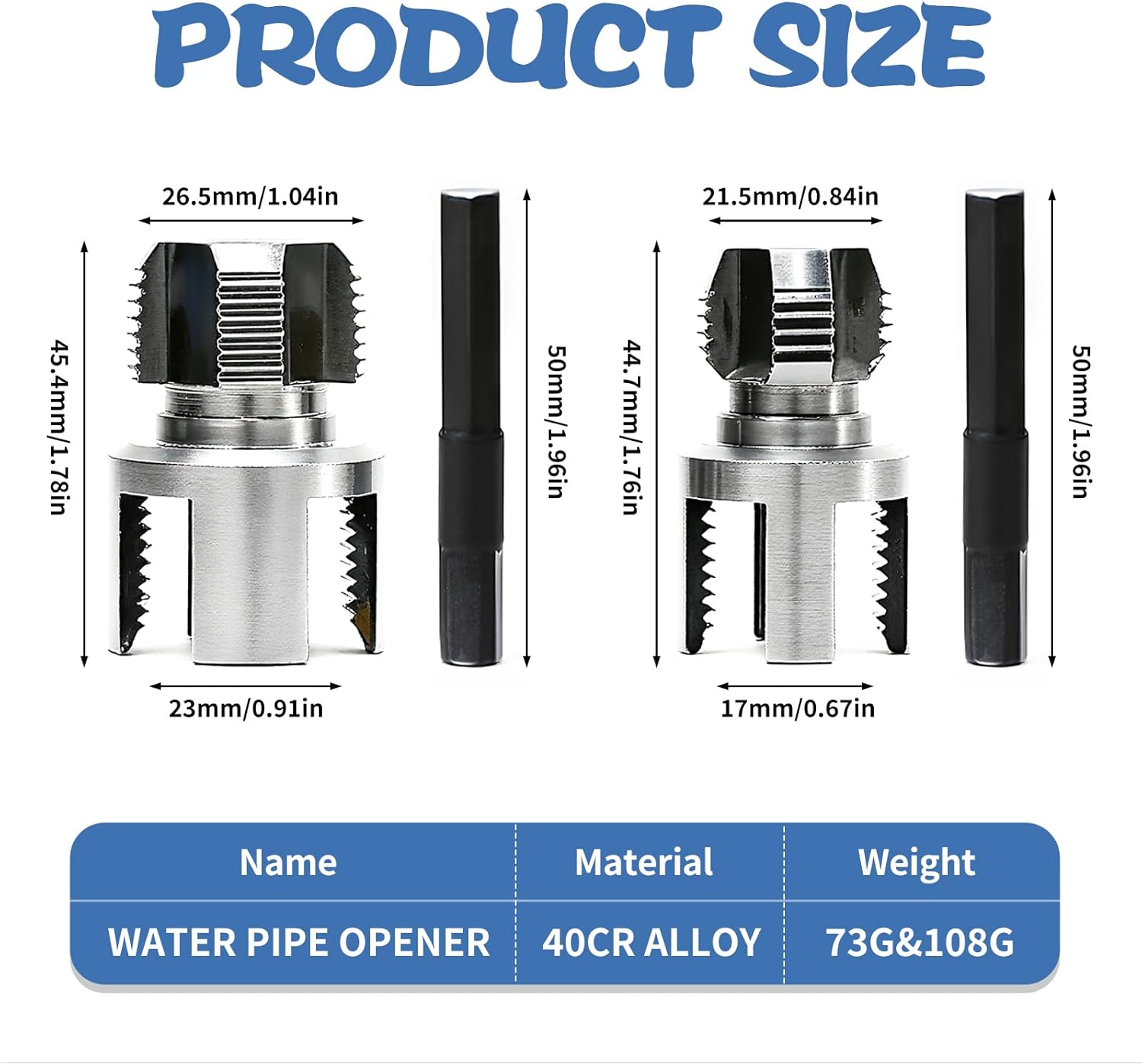 Integrated Internal and External Pipe Thread Cutting Tool Kit Electric Drill Compatible Pipe Threader for PVC Plastic Pipes High Hardness Durable Threading Tool for Plumbing Repair Home Maintenance and Construction Projects
