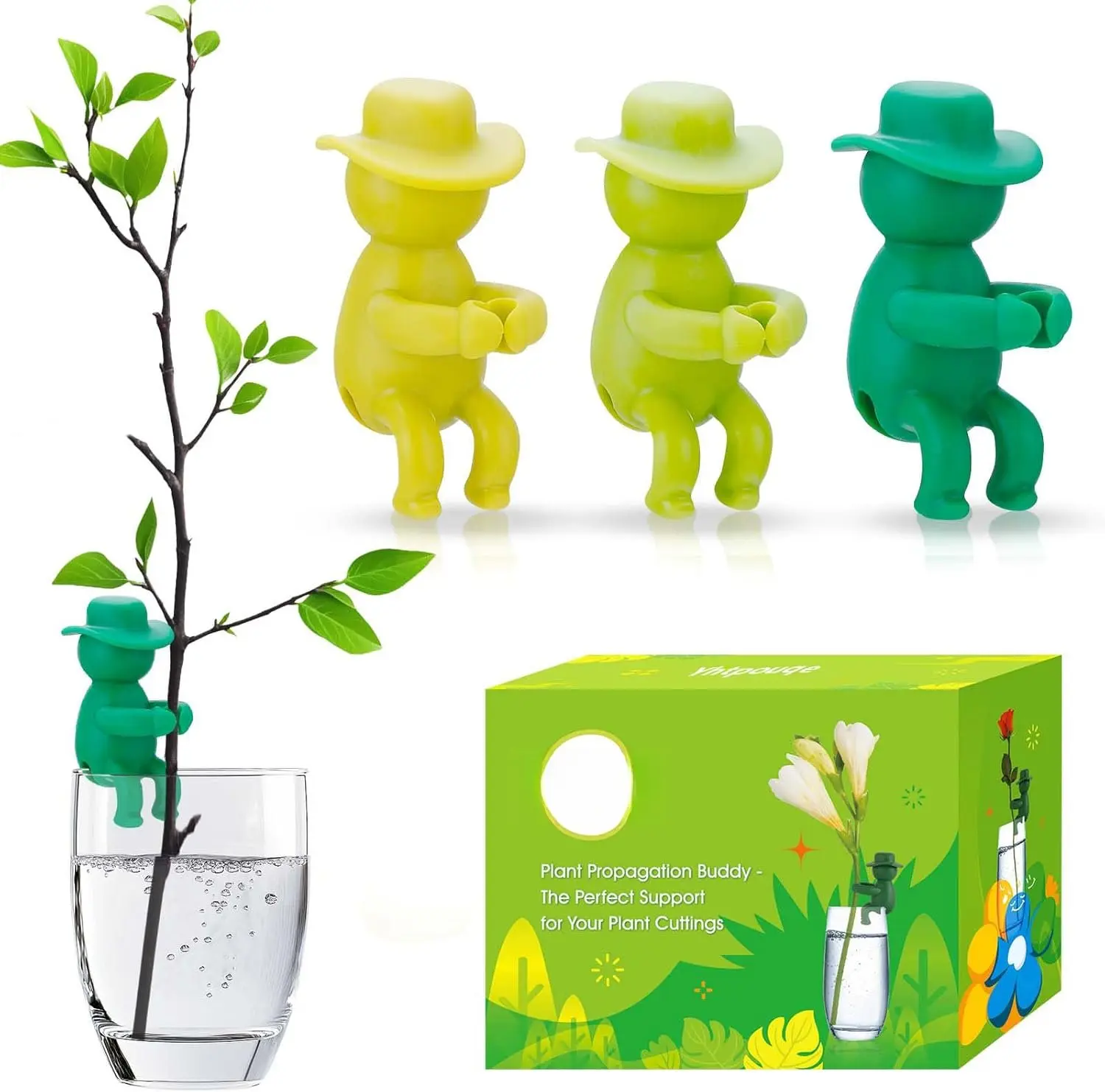 3 count  Propagation Buddy, Propagated  Holders for Sprouts, Stems & Shoots and cuttings, Sturdy Support for Indoor  & Propagation Station Use, Ideal Gifts for  Lovers