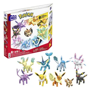 MEGA Construx Pokemon Every Eevee Evolution 470-Piece Building Set