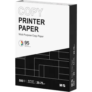 M&G Multipurpose Paper for Printer and Copier, 8.5 x 11 inches, 20 pounds, 1 ream (500 sheets), 95 brightness, white