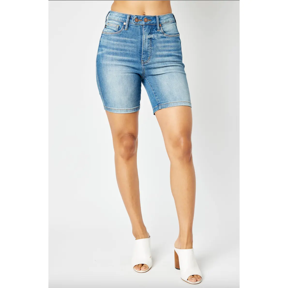 Judy Blue Tummy Control Bermuda Shorts