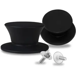 Replacement  Knobs for Pot Lid, Soft Universal Pan Lid Handles - Heat Resistant and Non-Slip Holding Handle Knobs for Kitchen Cookware  and Covers - Dishwasher Safe (2 Pack)