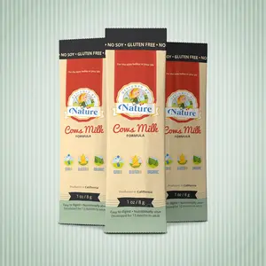 Cow's Milk Sample Pack - No Soy, No Gluten, 1 oz (27g) of Milk, Contains Calcium & Vitamin, Natural Formula