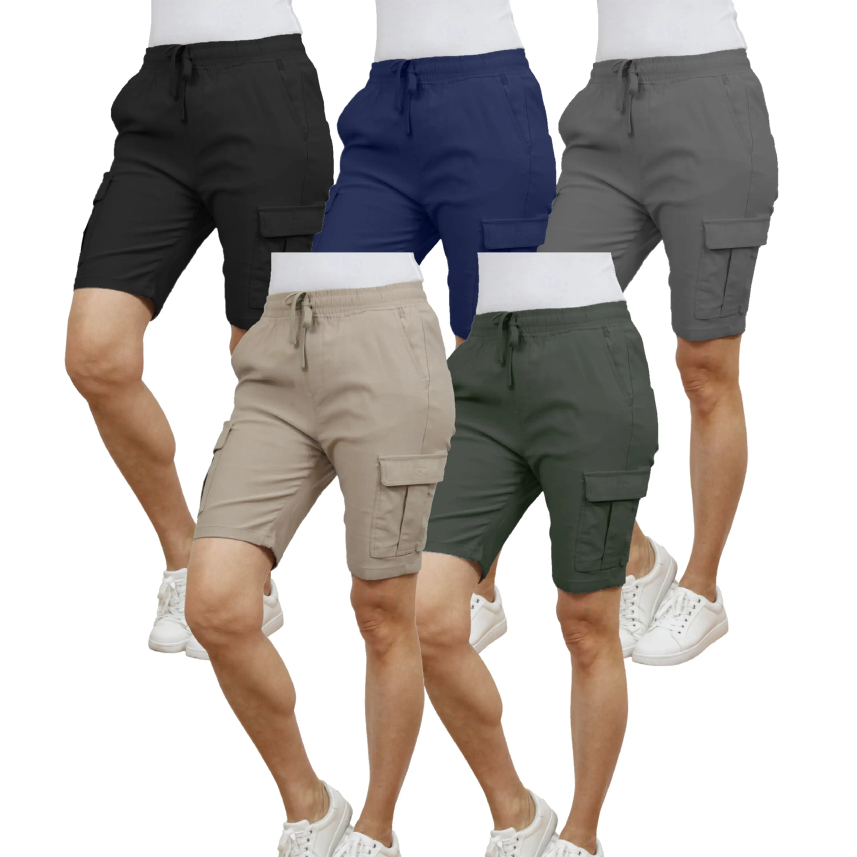 Black & Navy & Grey & Khaki & Olive