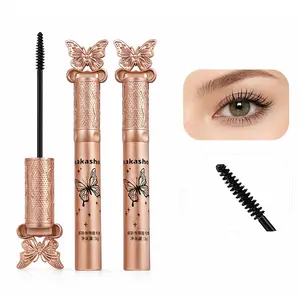 Makeup Mascara, Extra Voluminous, Feather-Soft Full-Lash Coverage, Smudge-Proof, Clump-Free,Waterproof, Sweatproof, Long-Wearing, Jet Black