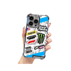 MZ.PP Phone Case For 17 16 15 14 13 12 11 X XS PRO PLUS MAX Quad Cushion Drop Protection Phone Case #IPMZ10 Protective Smartphone Cellphone Cover