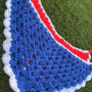Crochet hair bandana