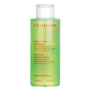 Clarins Purifying Toning Lotion With Meadowsweet & Saffron Flower Extracts - Combination To Oily Skin, 13.5 Ounce