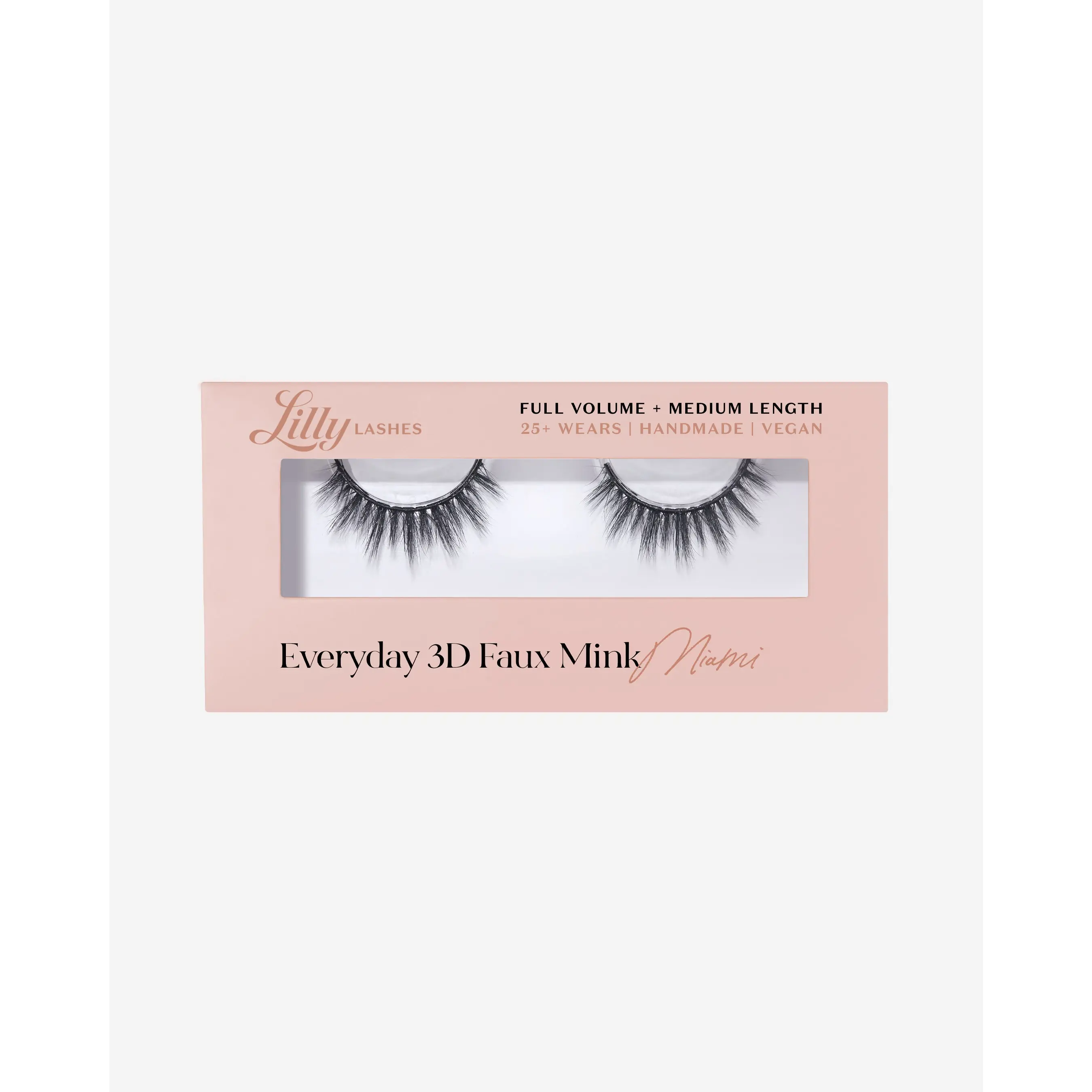 Everyday Miami Faux Mink False Lash Full Volume + Medium Length Eyelashes Makeup Everyday Miami Faux Mink False Lash Full Volume + Medium Length Eyelashes Makeup