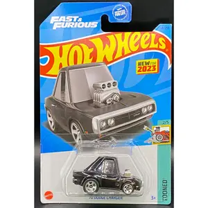 Dodge Charge 70 Black Toooned 2023 Hot Wheels Fast & Furious