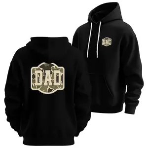 Camo DAD Hoodie – Military-Inspired Bold Design for Proud Fathers – Perfect Gift for Hunting Dads, Army Vets, or Outdoor Lovers – Cool & Trendy Men's Sweatshirt T1226