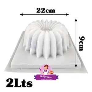 Rounded Accordion Jello Mold / Molde gelatina Acordeón Redondo