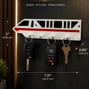 Monorail Key Holder – Key Hanger