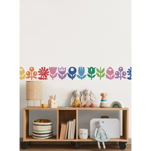 Fun Flowers Peel and Stick Wall Sticker