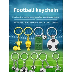 Football keychain, 2026 fan souvenir football shoe keychain, gift pendant