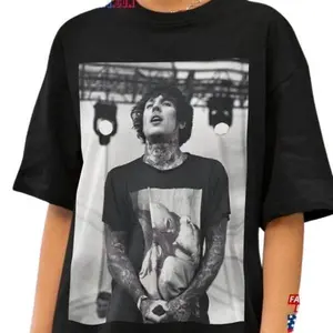 Oliver Sykes On Stage Tee Shirt from Bring Me The Horizon - Unisex Apparel Tshirt