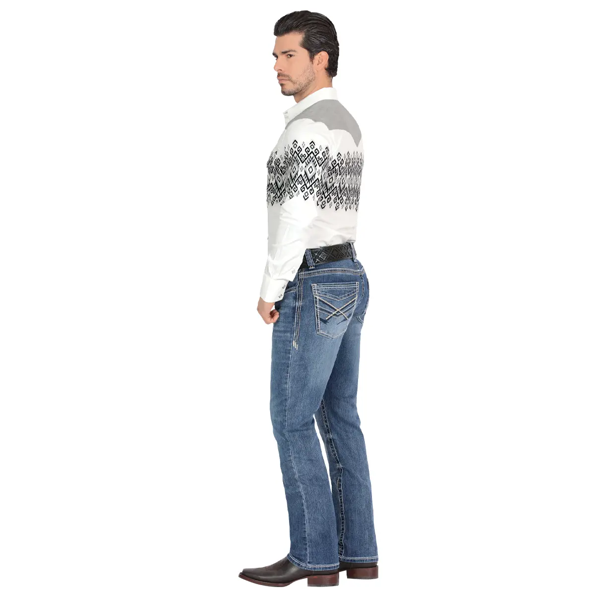 LAMASINI Cowboy Heavy Denim Jeans LM9052 For Men