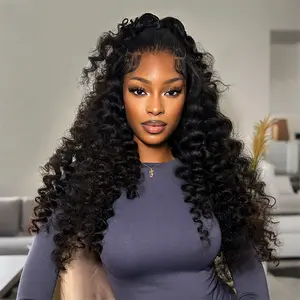 Loose Curly M-Cap 9x6 Lace Wear Go Wig Pre-Bleached Knots Loose Deep Wave Glueless Wig