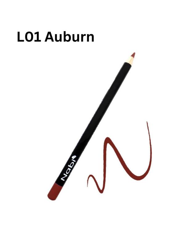 NABI LipLiner and  Eyeliner Pencils-L01-L32[30COLORS] -Long Lasting,High Pigment,Smudge-Proof. Perfect for All-Day Wear, Easy to Apply- Matte/1PC sauchae stain lip liner