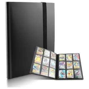 9 Pocket Trading Card Binder, 1 Count 20 Pages Side Loading Card Book, Soccer Basketball Cards, Sports Hockey Card Collector, Holds 360 Cards