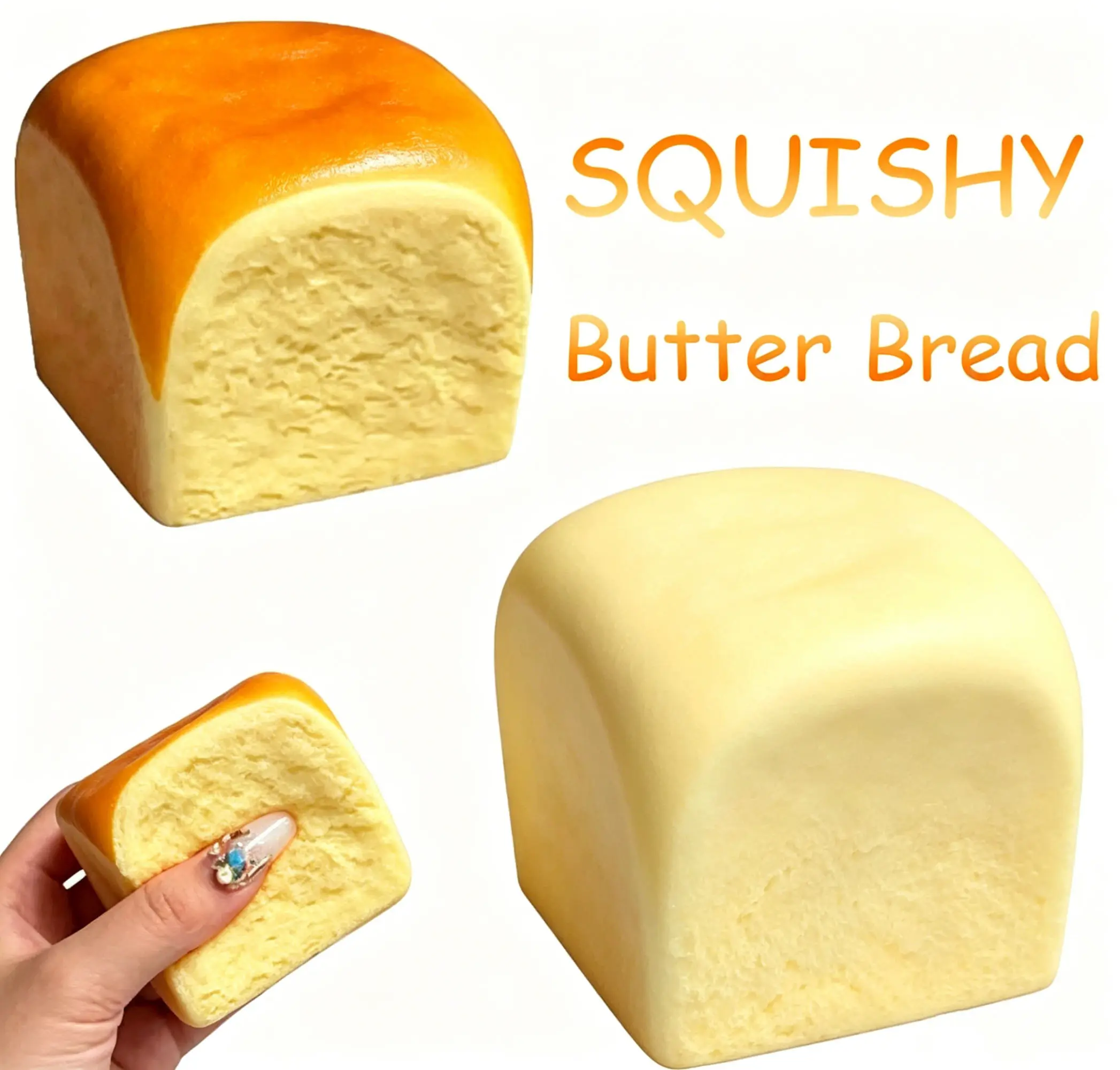Squishy Series Hawaiian Rolls  Slow Rebound Soft Toys, Taba Squishy, Stress Relief Toy, Adults Fidget Toy Sensory Toy, perfect for Father's Day, graduation season, birthday parties, Children's Day and school prize gifts
