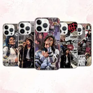 Michael Jackson Collage Phone Case, King of Pop Compatible with iPhone 17, 16, 15, 14, 13, 12, 11, X & Galaxy.