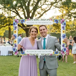 Personalized Wedding Photo Booth Frame