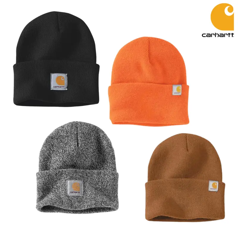 Carhartt Men's A18 Knit Cuffed Beanie In Multiple Color Beanie Soft Warm Winter Hat Unisex One Size Fits All