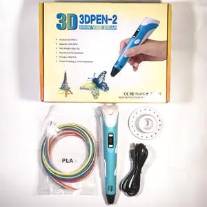 3D Printing Pen with Display - Includes 3D Pen 3 Starter Colors of PLA Filament Project Guide