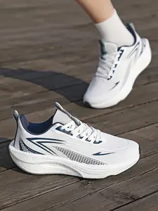 Men's Breathable Mesh Running Shoes: Supportive Wrap Design, Sporty & Outdoor Shoes, Running Sneakers, Workout Sneakers, Athletic Running Shoes, Athletic Running Trainers