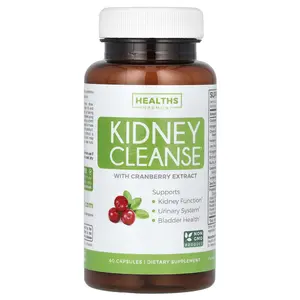Healths Harmony Kidney Cleanse With Cranberry Extract, 60 Capsules