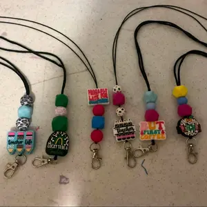 Mystery Lanyards - Versatile Keychain Lanyards for Daily Use, Durable Nylon Lanyards for Keys, ID Cards. Great teacher gifts!