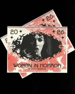 2026 Women of Horror Risograph Wall Calendar