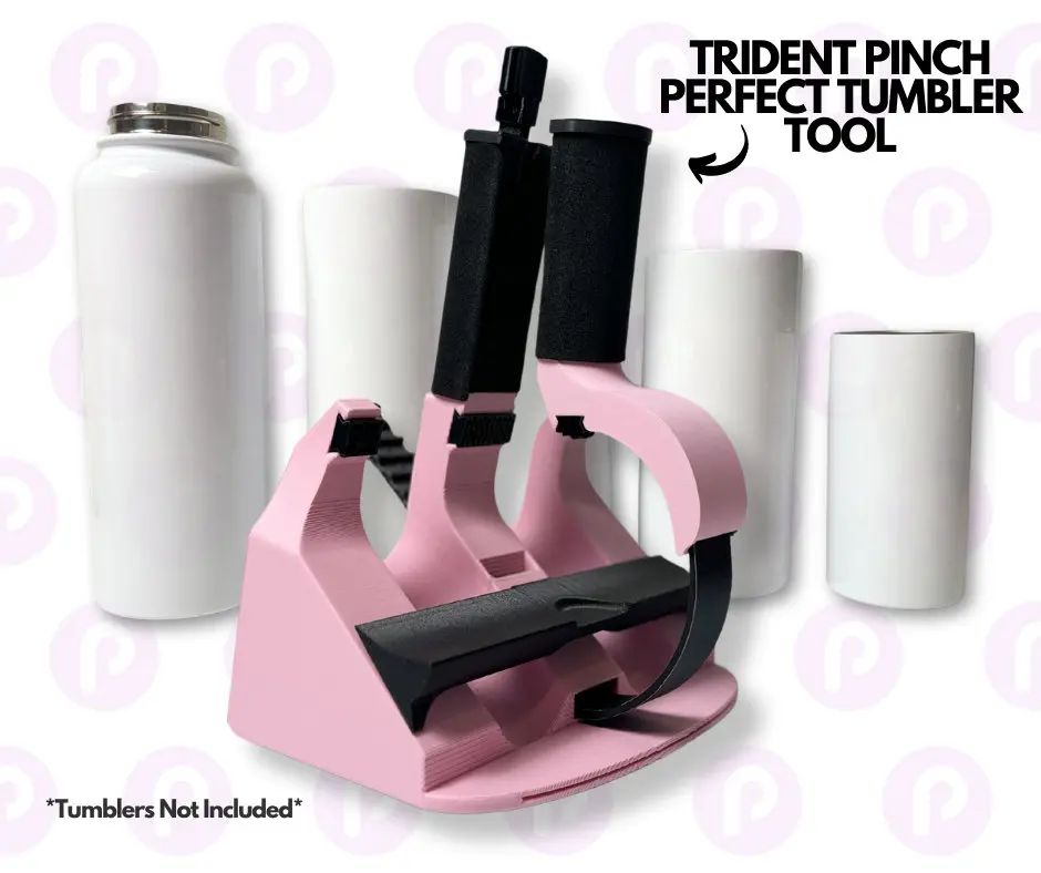Trident Pinch Perfect Highlights - Ultimate Tumbler Sublimation Tool, 12oz-40oz Skinny & Thick Tumblers