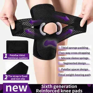 Professional Knee Brace with Strap, Patellar Knee Brace, Best Fit, Single Pack, Ideal for Running, Exercise, Gym, Sports, Men & Women, All Seasons