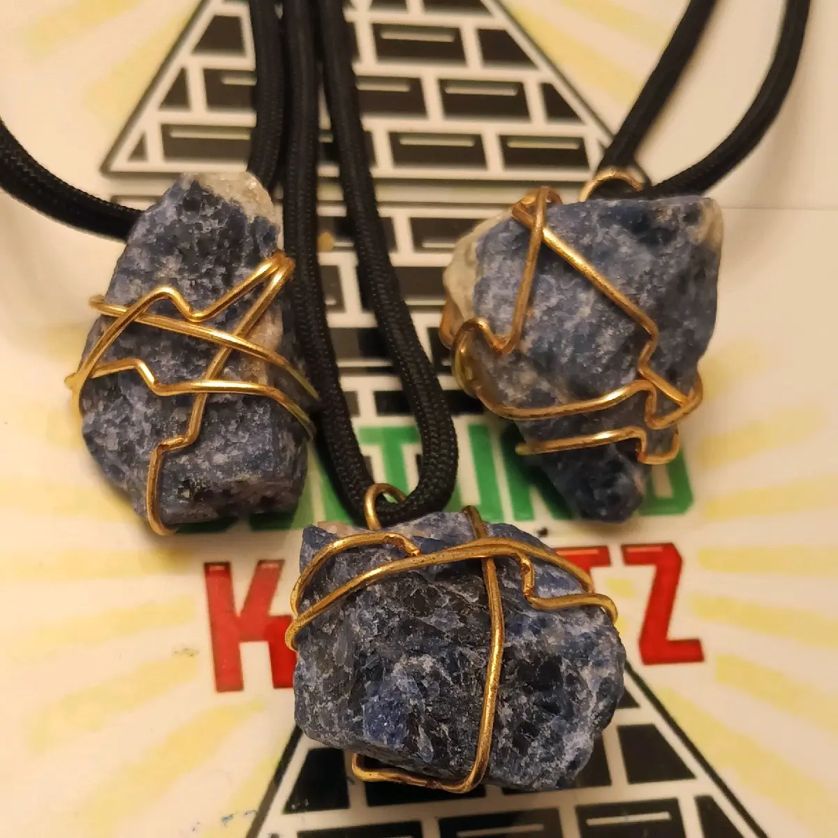 (Rare) Raw Sodalite Crystal Neck Piece