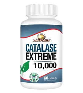 Rise-N-Shine Catalase Extreme 10,000 – Advanced Formula with Biotin, Zinc & Saw Palmetto | 60 Capsules for Hair Pigment & Strength Support