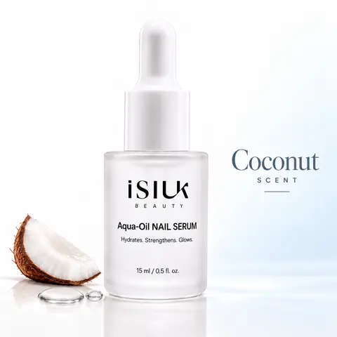 Nail Repair Serum for Post-Acrylic & Gel Removal Damage, Strengthening Cuticle Oil for Weak, Soft, Brittle, Thin & Peeling Nails After Gel-X, Gel Polish & Press-Ons, with Aloe, Niacinamide & Hyaluronic Acid, Coconut Lavender, 15ml