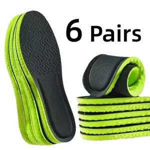 6 Pairs Plus-size Insoles for Flat Feet – No Arch Support, Ultra Soft & All-Day Comfort Casual Foam, Footwear fathersdaygiftideas