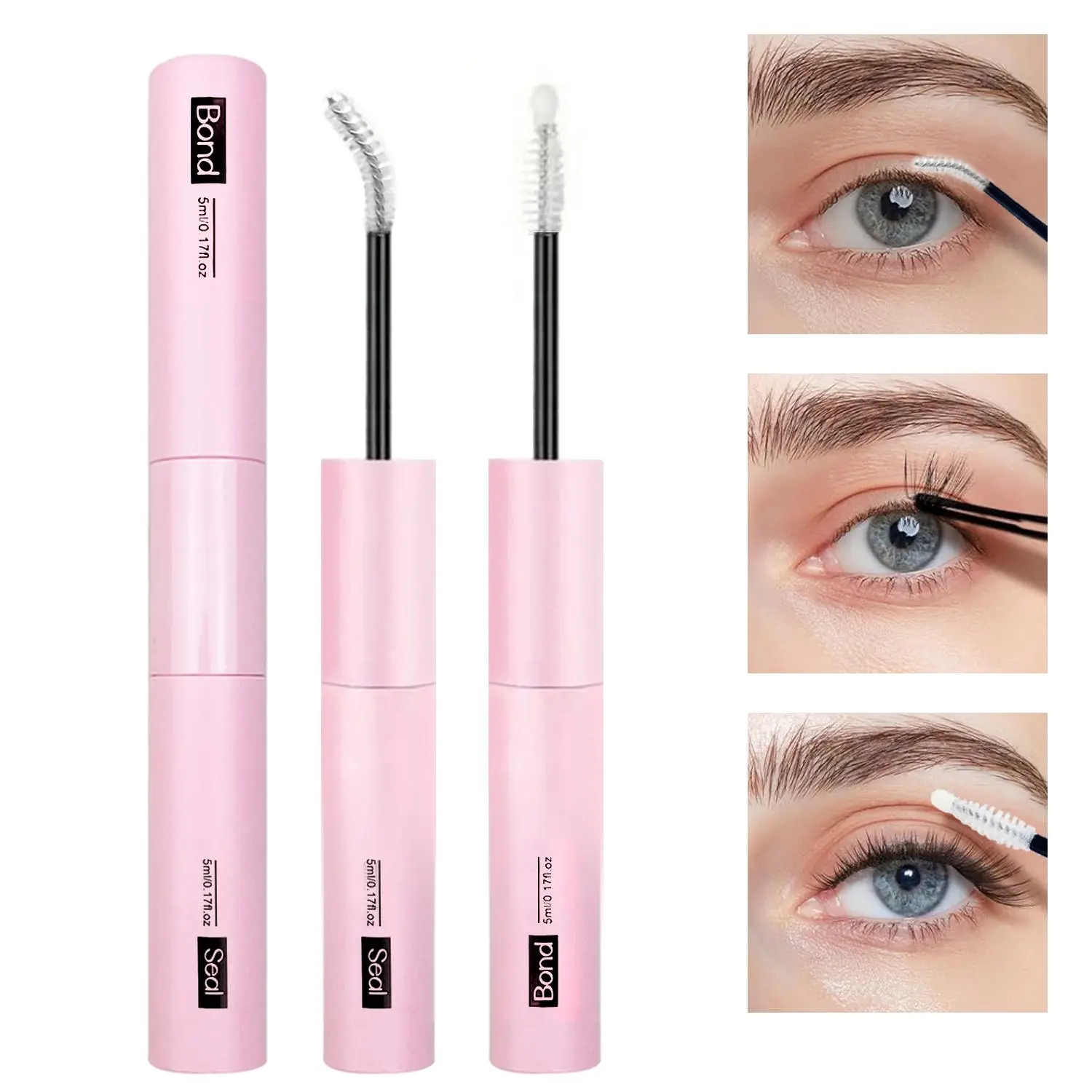 Long Lasting Eyelash Glue, 1 Count Waterproof Eyelash Bonding and Sealing, DIY Cluster Eyelash Glue, Eye Makeup Tool for Women & Girls, Cosmetic