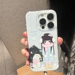 Snowman Case Compatible with Apple iPhone 17 Pro Max, Creative & Fashionable Phone Cover, Fits iPhone 16 Pro Max, 15 Pro Max, 14 Pro