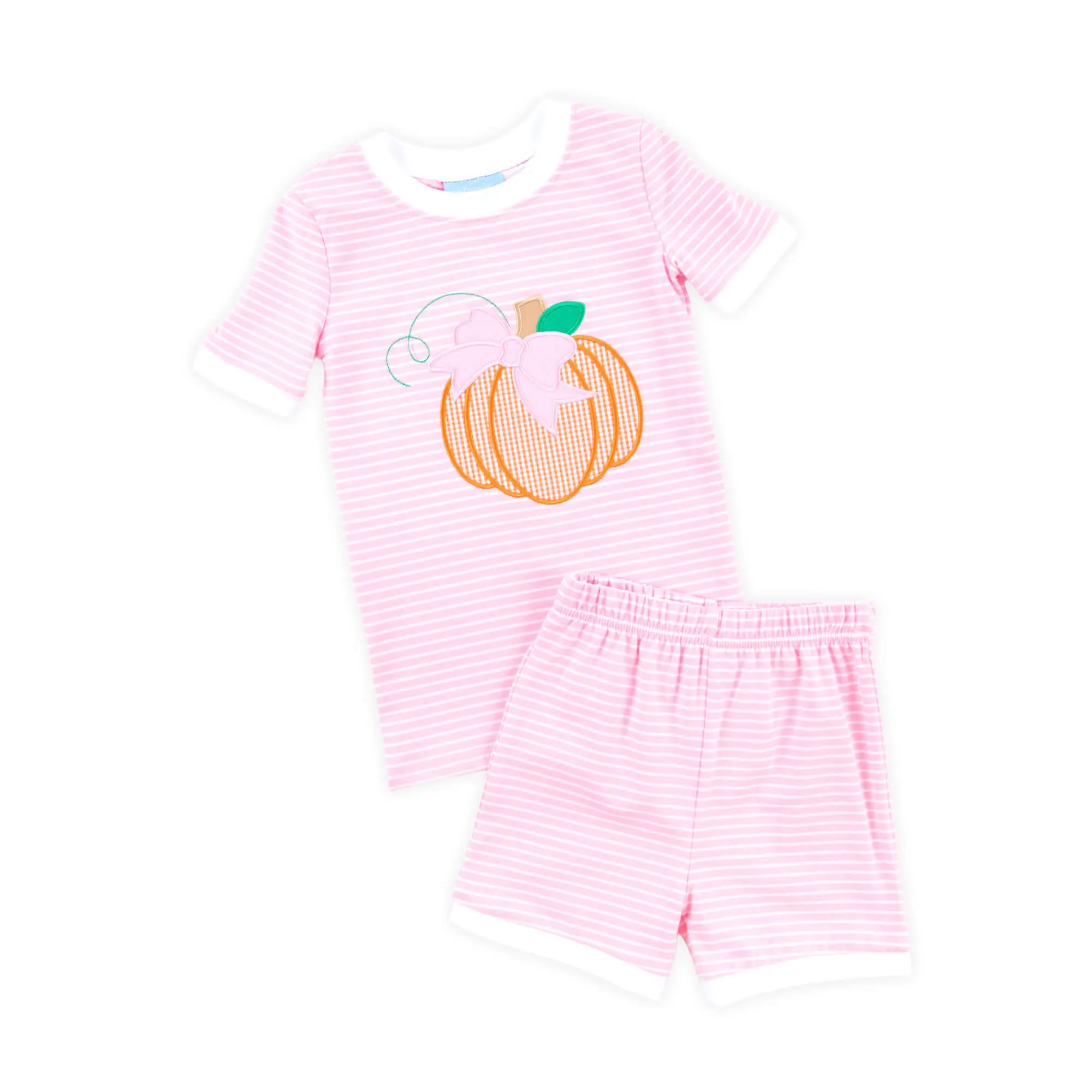 Sweet Pumpkin Pink Short Pajamas