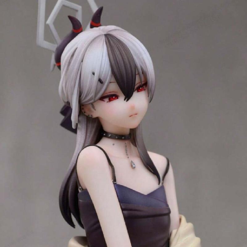 Anime Character Collectible - Adult Theme PVC Statue, Japanese Sitting Pose Figurine for Gamers, Durable Decorative Piece for Collectors, Perfect Gift for Ages 18+