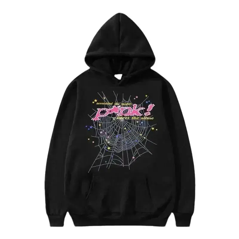 【Printing Hoodie】Retro Spider Web Hoodie ️ Vintage Y2K Graphic Pullover Sweatshirt, Hip Hop Streetwear Hoodie for Men & Women  Trendy Oversized Style, Gothic Fashion Gift