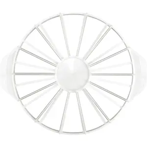 Cake Portion Cutter Cake Divider Cheesecake Slicer for Even Slices Double-Sided 14 or 16 Slices White
